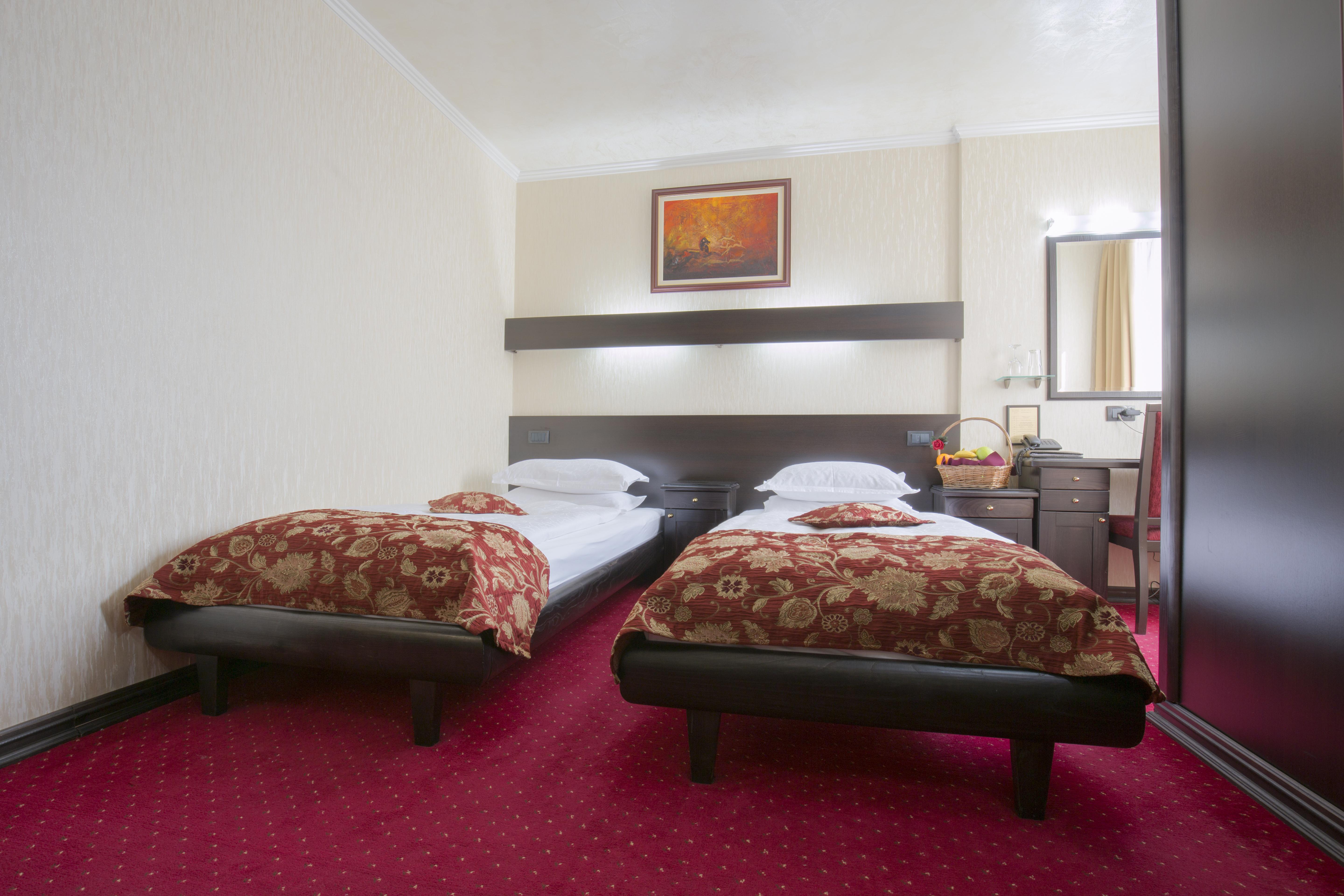 Prezident Hotel Novi Sad Exterior foto A room at the hotel