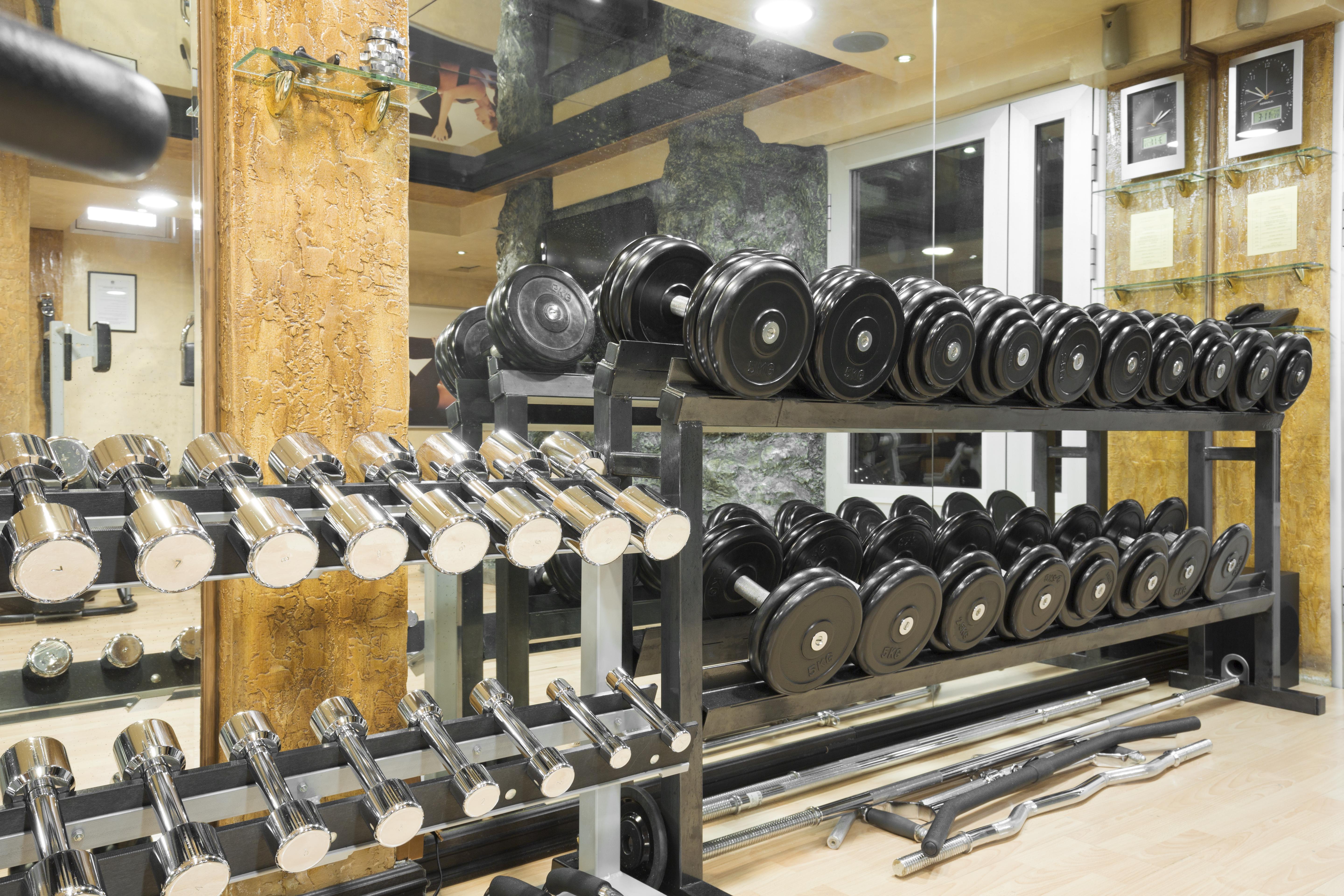 Prezident Hotel Novi Sad Exterior foto Dumbbells and barbells